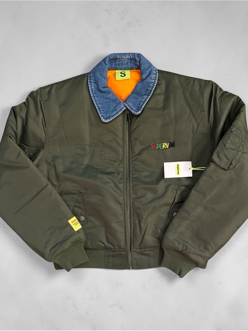 Supervsn Studios Contrast Flight Jacket - Picture 4 of 4